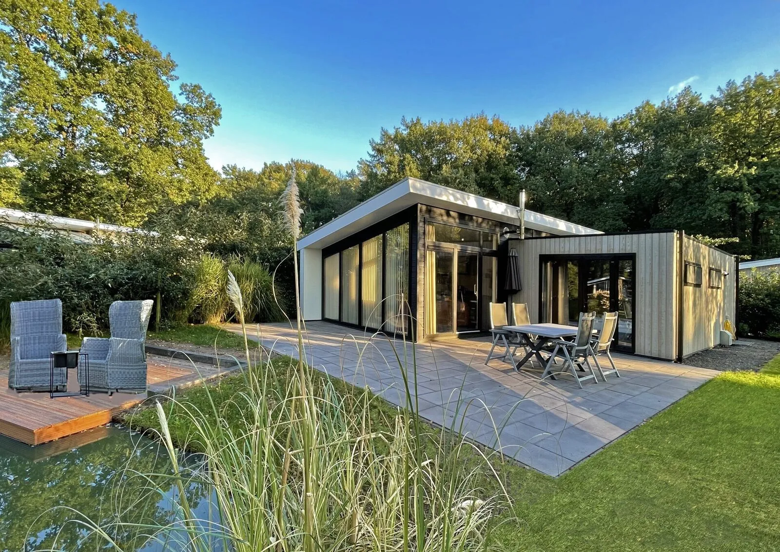 Bos Lodge 75 Eco 4 personen met Jacuzzi