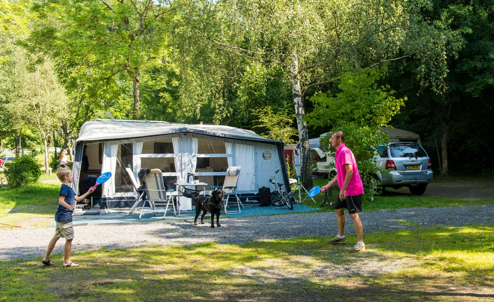 Basis campingplaats