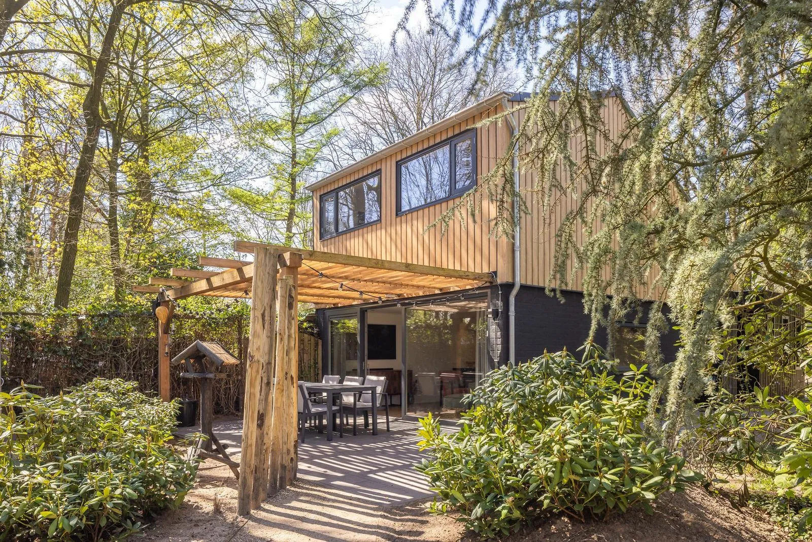 Bos Bungalow Eco 6 personen met Hottub en Sauna