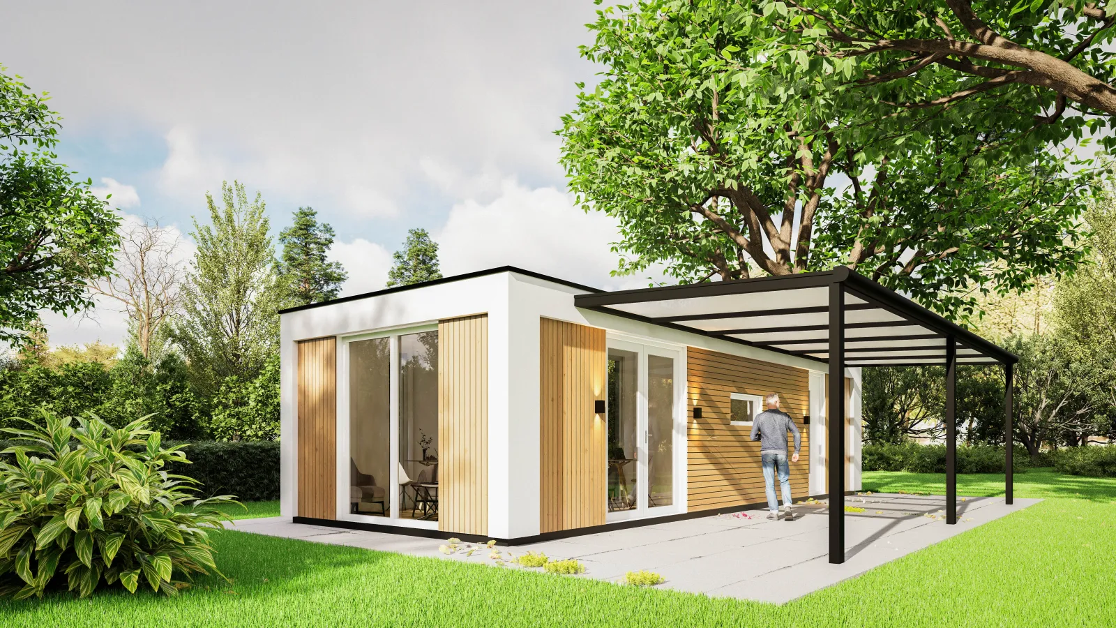4-persoons Honden chalet