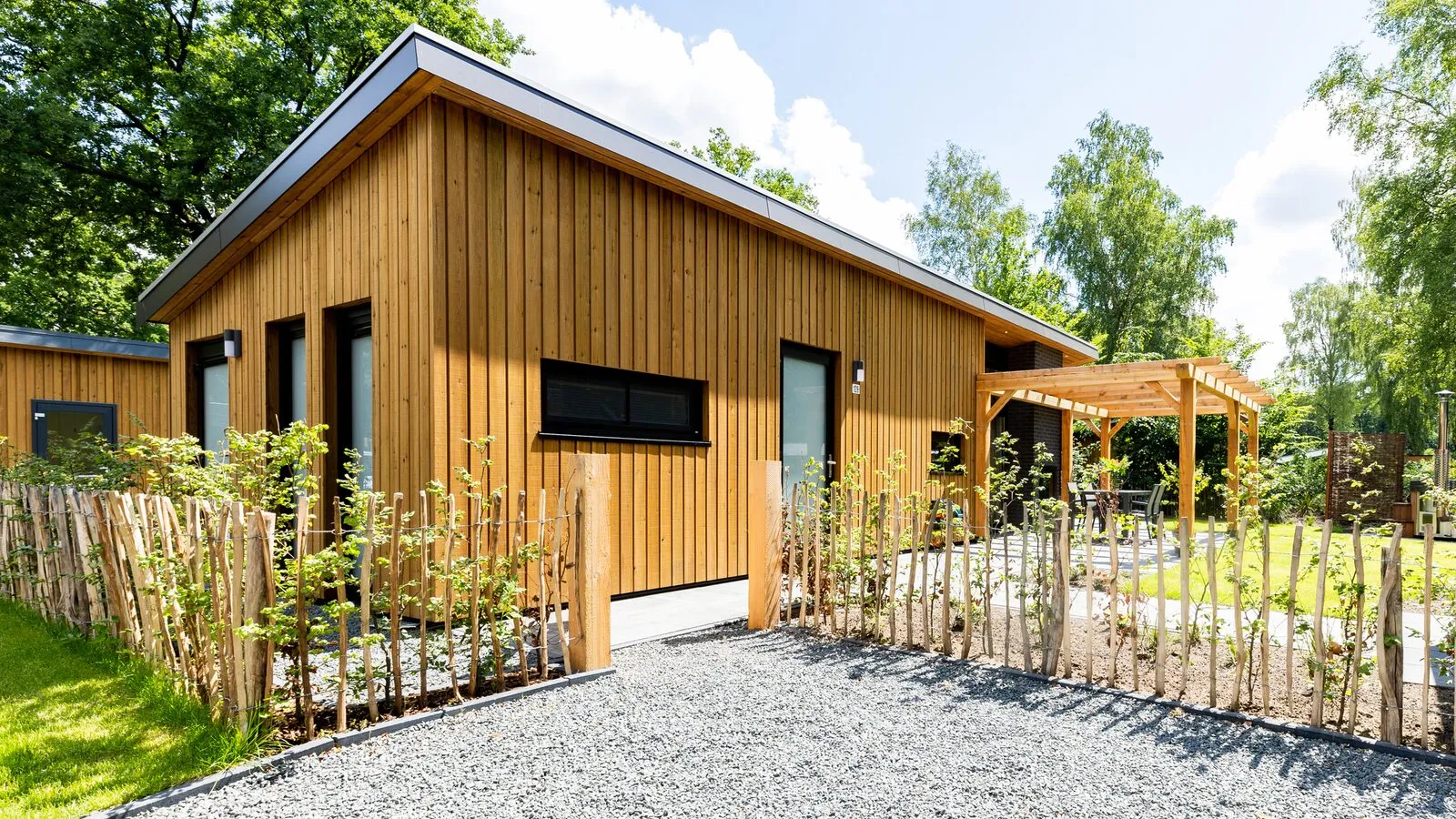 Berken Lodge Eco 5 personen met Hottub en Sauna