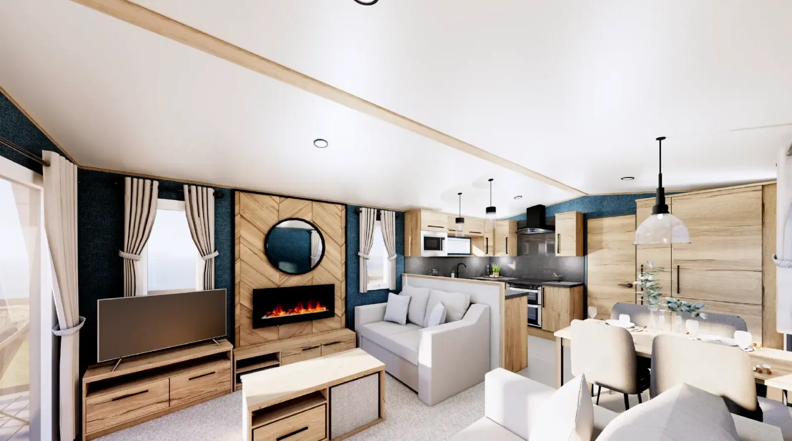 6-persoons lodge - Willow Waterside Spa