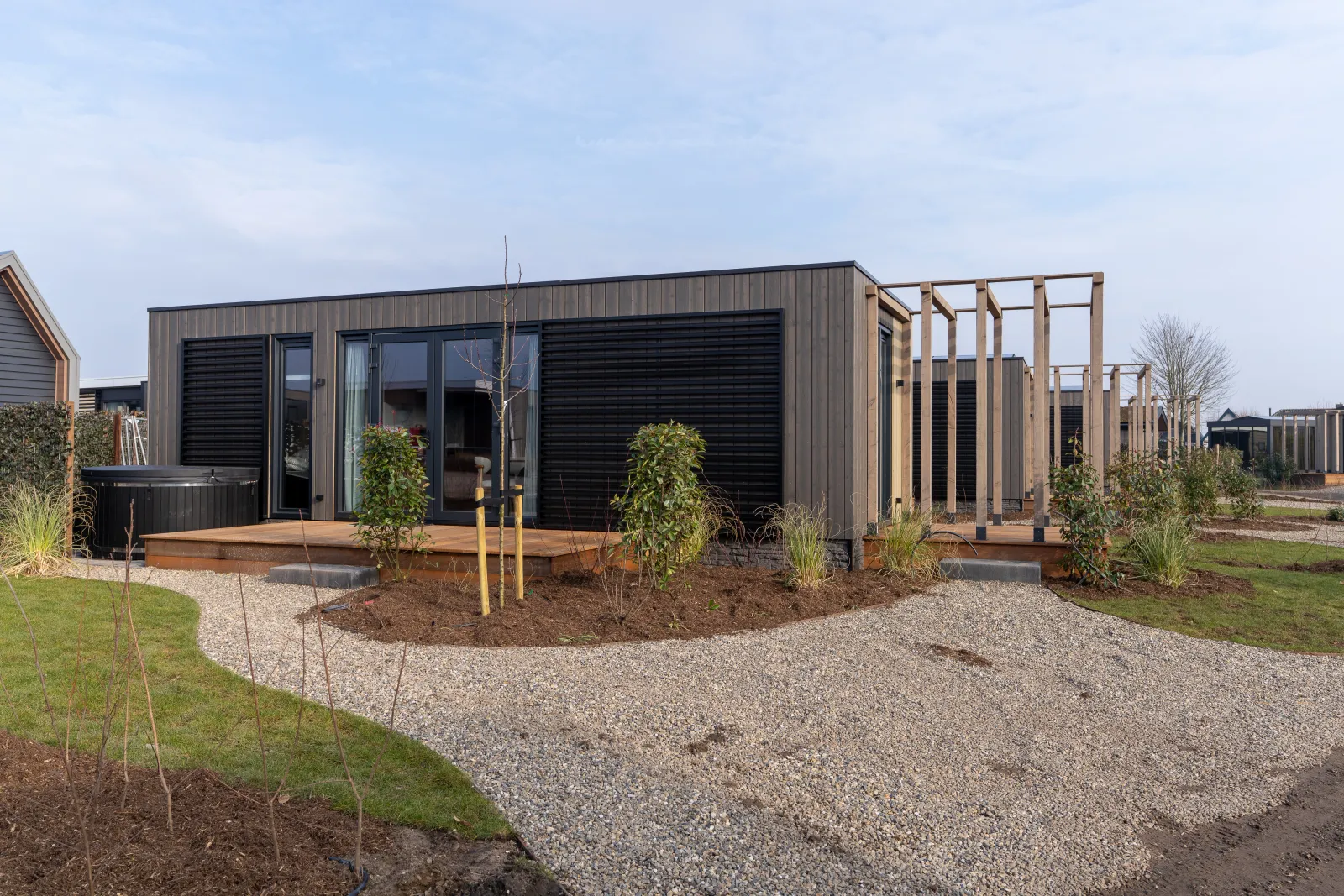 4-persoons Hottub Lodge