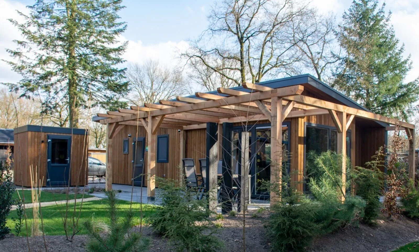 Heide Lodge Eco 4 personen met Wellness