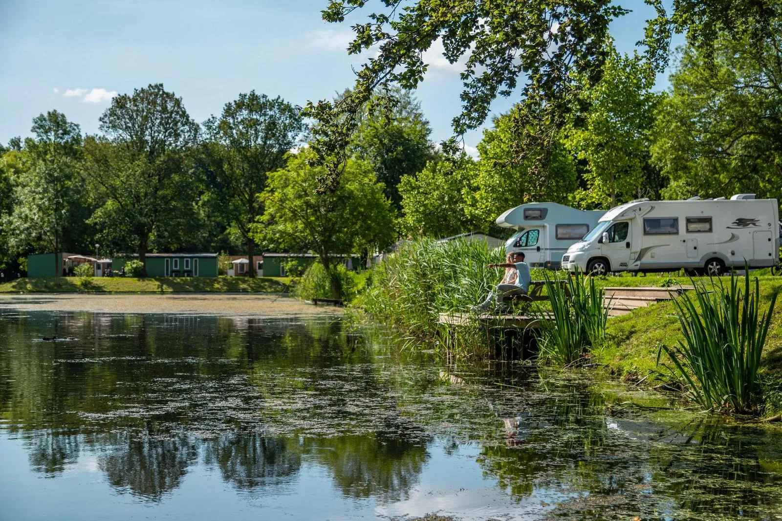 Camperplaats Comfort aan het water