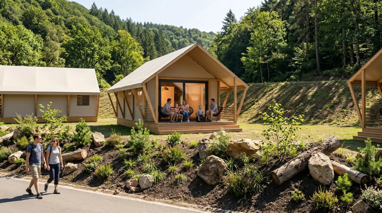4-6 persoons glampingtent