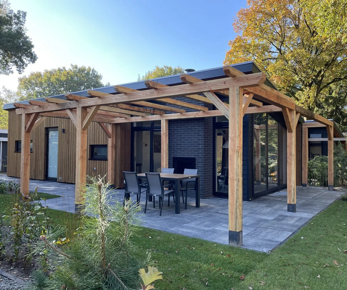 Berken Lodge Eco 6 personen met Hottub en Sauna
