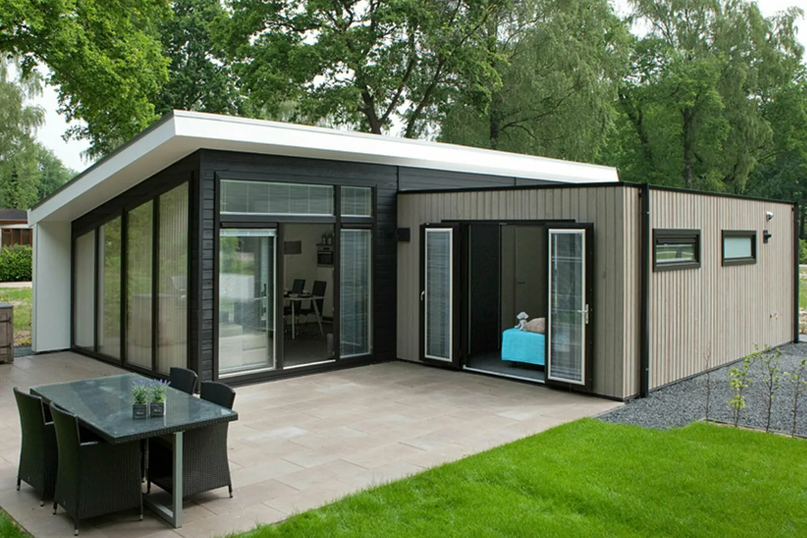 Bos Lodge 75 4 personen met Hottub