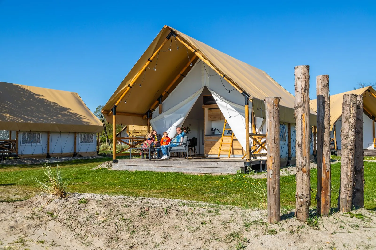 Glampingtent Beachfront Luxe 4